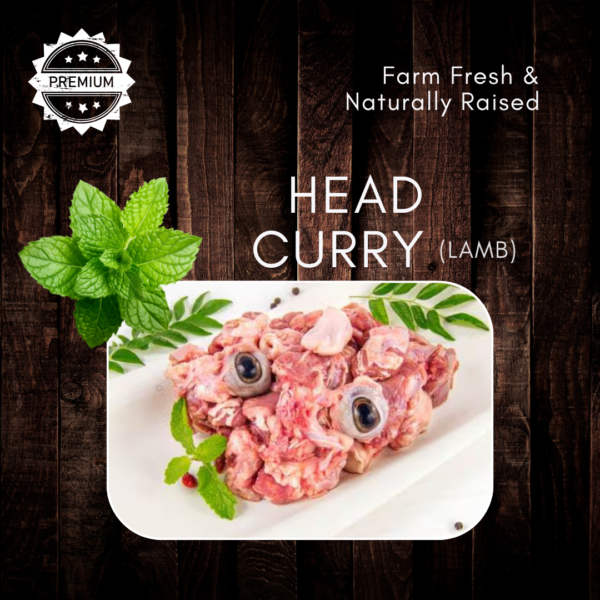 Head Meat Without Brain (Lamb) - Per Piece